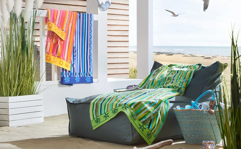 Brisače za na plažo barvne pisane