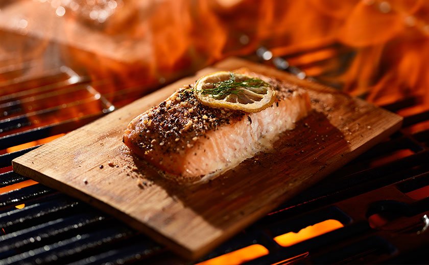 dimljenje jedi na žaru s peletami