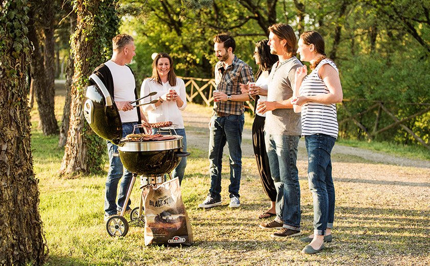 druženje na pikniku in peka na žaru