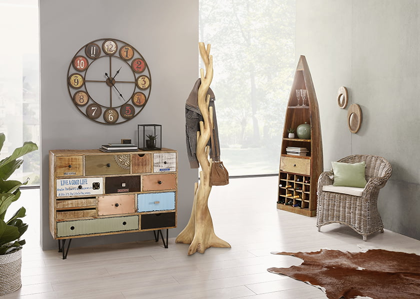 industrijski izgled vintage pohistvo