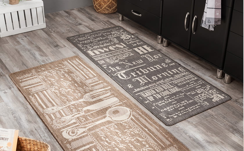 kuhinjska preproga tekači dekor zaščita tal