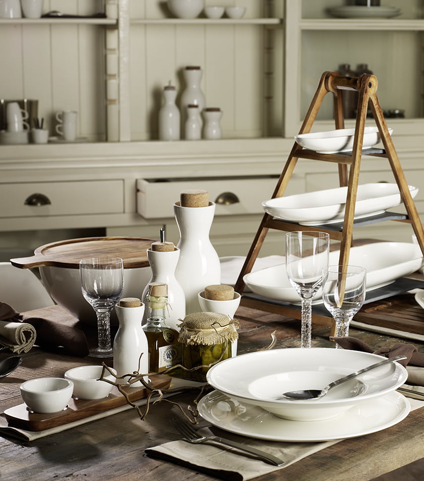 kuhinjski pripomočki miza jedilni servis