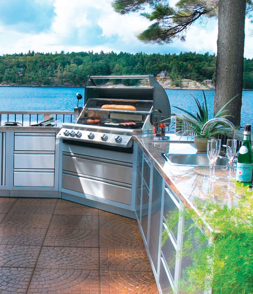 plinski žar na terasi