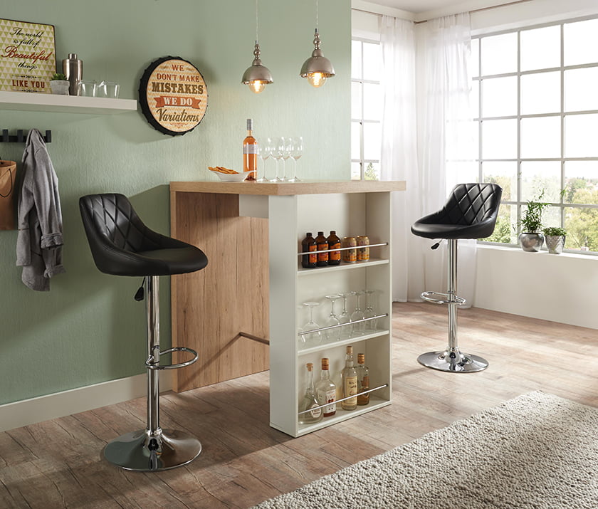 barski stoli z naslonom usnje dekor pult