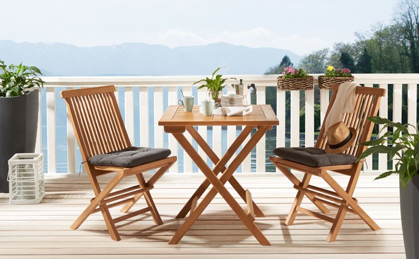 vrtno pohištvo balkon za dva cvetlični lonci lončki