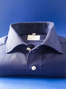 Moška srajca Lev / temno modra "slimfit" - slika 6