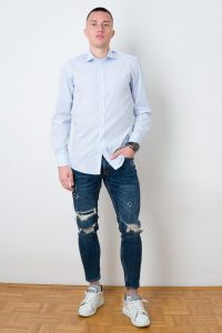 Moška srajca Pino/bela "slimfit" | Moške srajce - slika 6