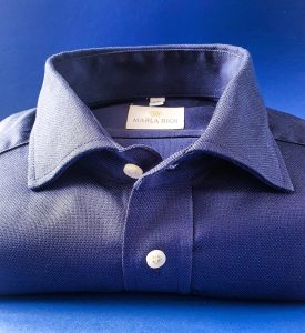 Moška srajca Lev / temno modra "slimfit" - slika 9