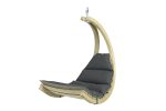 Leseni viseči stol Swing Chair Anthracite