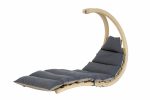 Leseni viseči stol Swing Lounger Anthracite