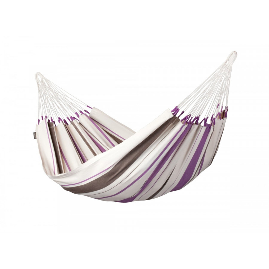 Viseče mreže La Siesta so vrhunske kvalitete. Preizkusite visečo mrežo iz bombaža CARIBENA Purple. Viseča mreža iz bombaža CARIBENA Purple je viseča