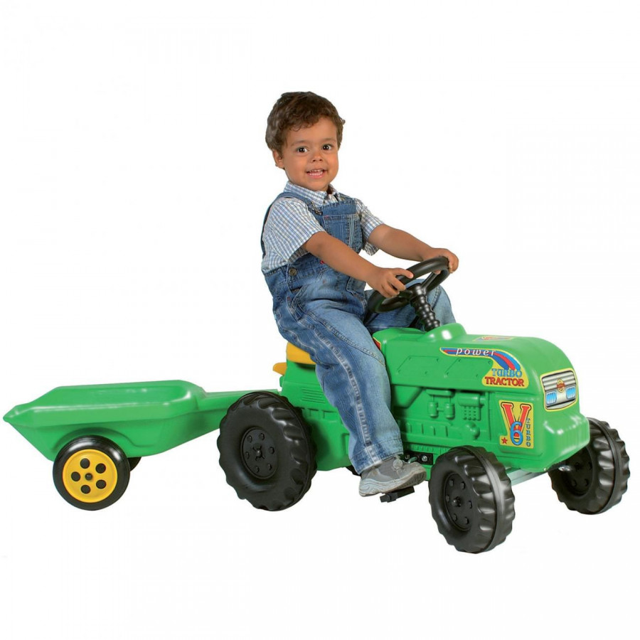 Traktor s prikolico 54x139x40