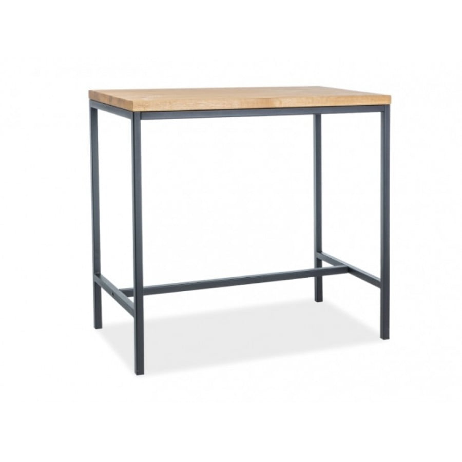 Barska miza METEOR je narejena v kombinaciji kovinskega podnožja in masivnega hrastovega lesa. Barva: - Hrast / črna Material: - Masiven hrastov les - Kovina