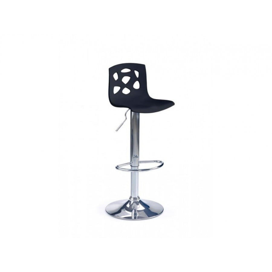 Moderen barski stol LOVRENC je dobavljiv v dveh različnih barvah. Sedišče je iz PVC-ja, noga stola je iz kromiranega jekla. Nastavljiv je po višini.