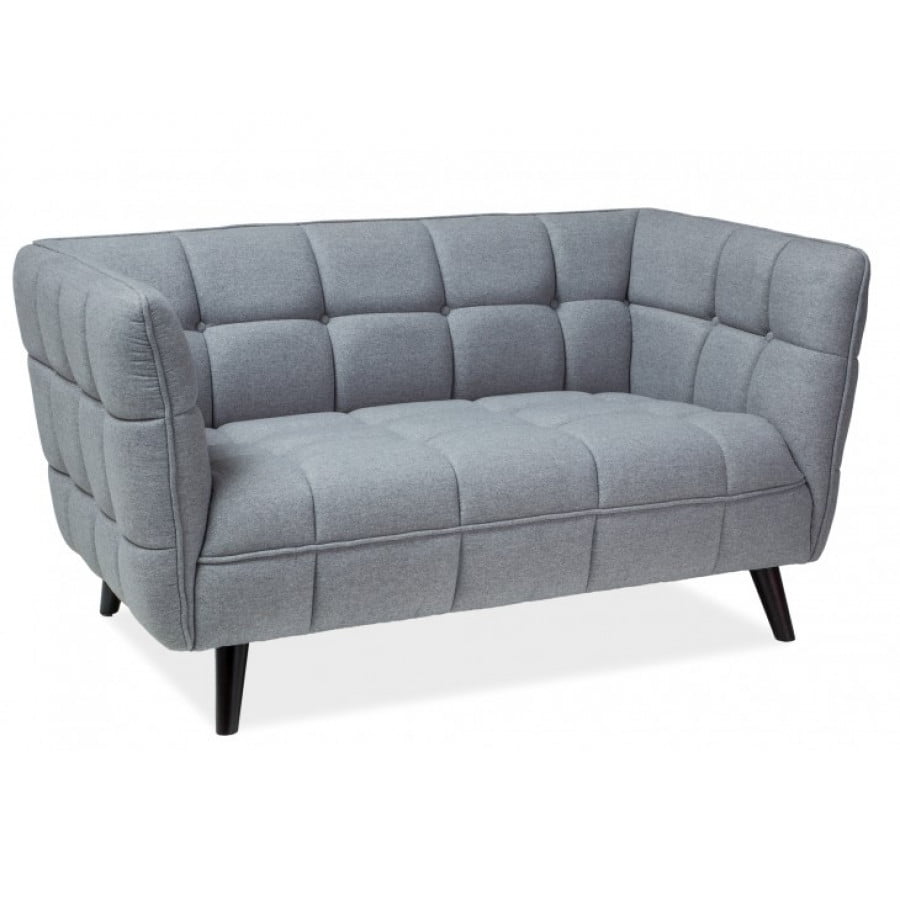 Dizajnerski dvosed STELO je primeren za gostinstvo ter dnevne sobe. Nogice so iz lesa barvane v wenge barvo. Sedež pa iz blaga. Dimenzija: - višina: 78 cm -
