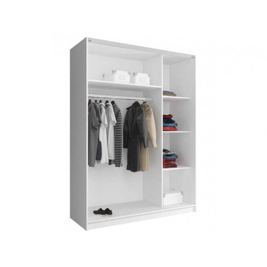 Drsna omara ANAYA 150 je praktična in kvalitetna omara za shranjevanje vaših stvari in oblačil. Dobavljiva je v več barvah. Narejena je v EU in je