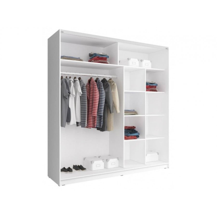 Drsna omara ANAYA 200 je praktična in kvalitetna omara za shranjevanje vaših stvari in oblačil. Dobavljiva je v več barvah. Narejena je v EU in je