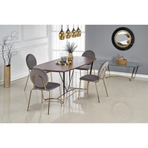Jedilna miza DUPLO je preprosta in elegantna miza, ki združuje ljubezen do topline lesa in moč kovine. Narejena je iz kvalitetnih materialov. Dimenzije: - D: