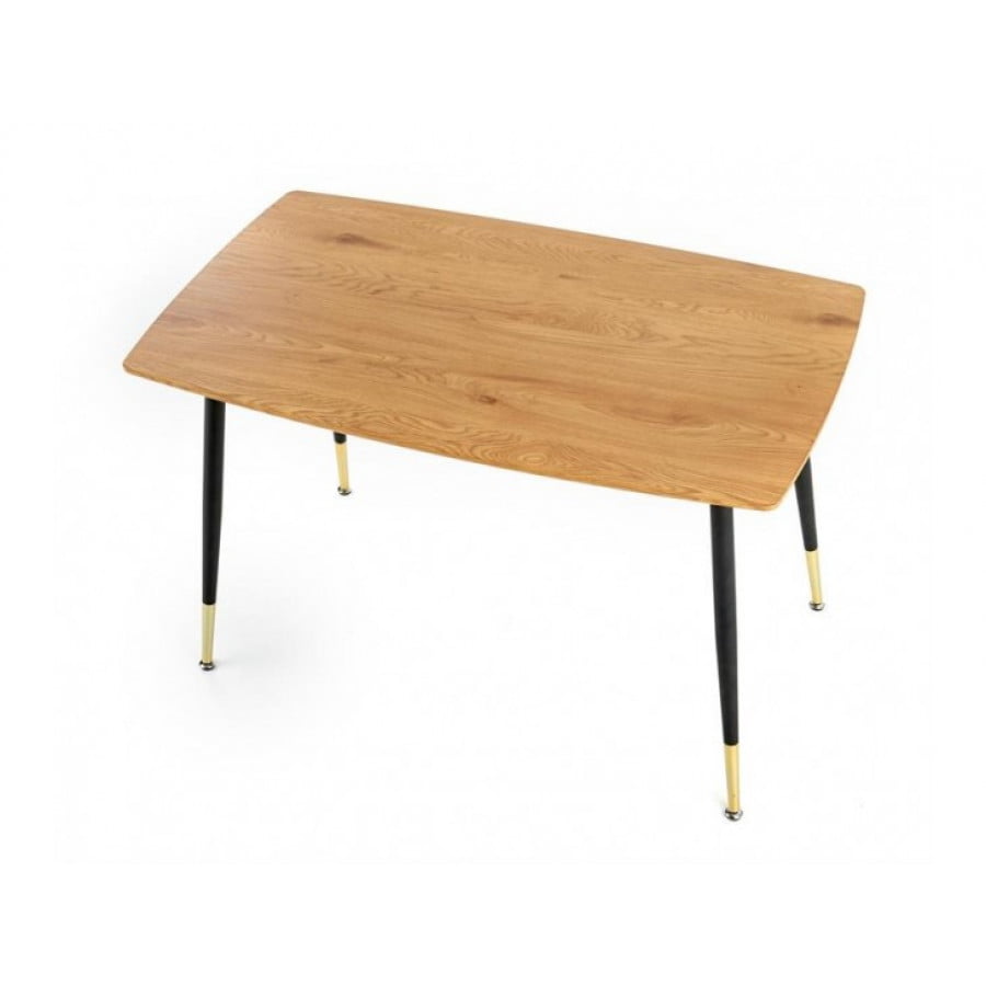 METROPOLIS je klasična kakovostna miza, narejena iz kvalitetnih materialov. Dimenzije: - D: 120 x G: 70 x V: 76 cm Material: - MDF furnir / barvana kovina /