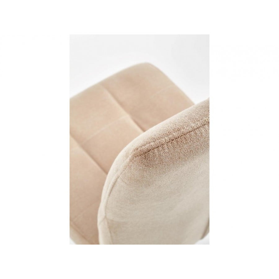Moderen stol ANDREJA je zelo trpežen in eleganten stol. Barve stola: - bež Material: -tkanina/kovina Dimenzija stola: - višina: 94 cm - sedišče: 59 cm -