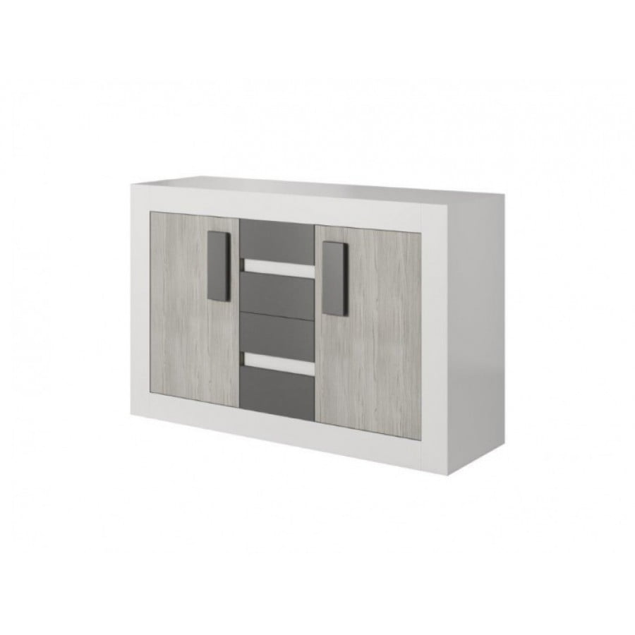 Komoda ZEUS 2 je narejena iz kvalitetnih materialov. Vsebuje 4 predale. Material: - Laminirana plošča - ABS robovi Dimenzije: - 90 x 90 x 43 cm Barve: -