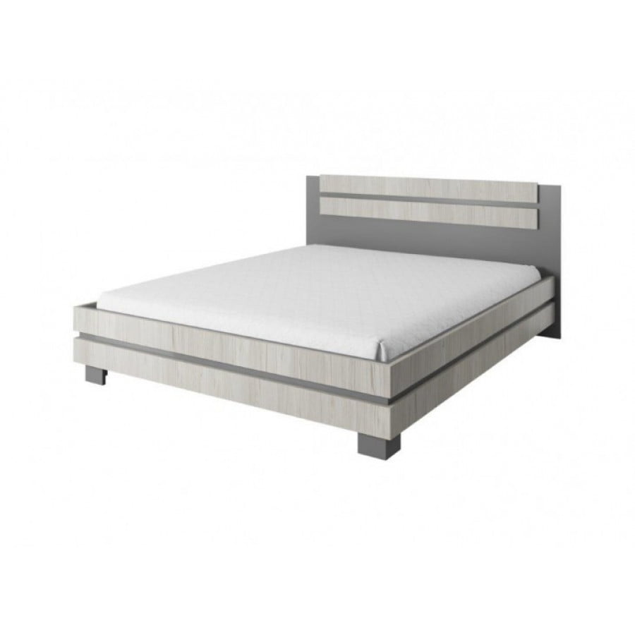 Opremite svojo spalnico z novim kompletom AKI. Je modernega dizajna in čistih linij. Narejena je iz kvalitetne laminirane plošče s ABS robovi. Spalnica