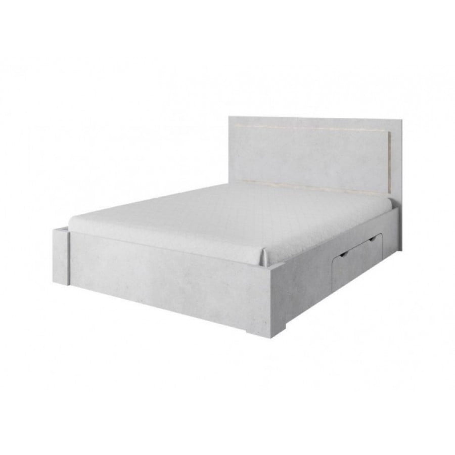 Opremite svojo spalnico z novim kompletom AMARELA. Je modernega dizajna in čistih linij. Narejena je iz kvalitetne laminirane plošče s ABS robovi. Spalnica