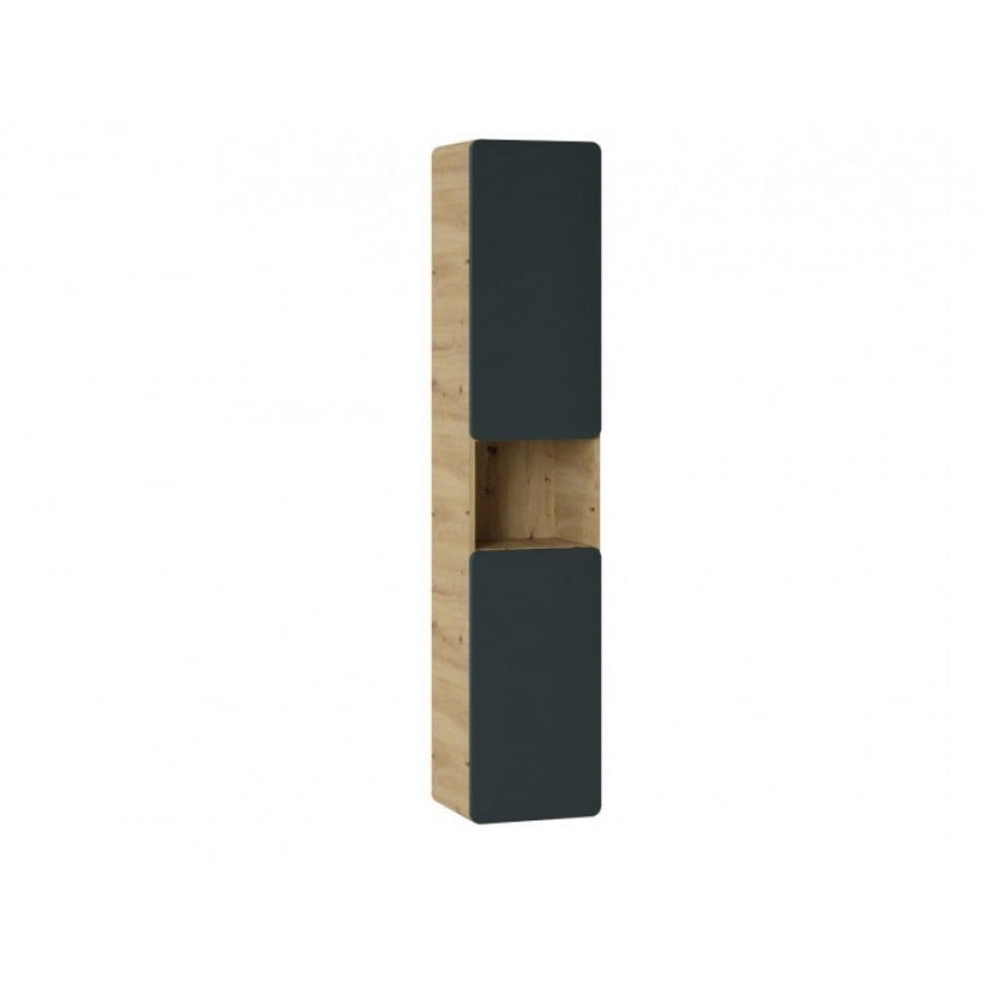 Kopalniški blok BUBA 3 80 DARK je odlične kvalitete, narejen iz kakovostnih materialov. Vsebuje omaro z ogledalom, umivalnik, omarico pod umivalnikom, visoko