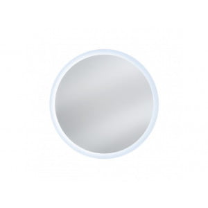 Kopalniško ogledalo VENAS 80 cm je iz peskanega stekla z LED osvetlitvijo. Primerno je za kopalnice. Dimenzije: - D: 80 x G: 2 x V: 80 cm