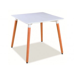 Moderno oblikovana miza NOWA 2 je primerna za vse stile vašega bivalnega prostora. Miza je kvalitetna ter stabilna. Barva ploskve: -bela Materijal: