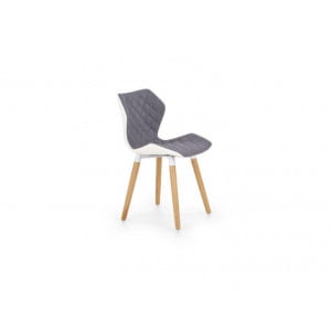 Kuhinjski stol EKSPRES2 je narejen iz kakovostnih materialov. Ogrodje je iz masivnega lesa, stol je oblazinjen z umetnim usnjem. Dimenzije: