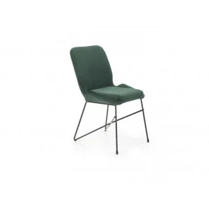 Kuhinjski stol FIKUS je kvaliteten stol s prijetno žametno tkanino. Ogrodje je iz barvane kovine. Dimenzije: - D: 46 x G: 55 x V: 83 x V(do sedišča): 48 cm