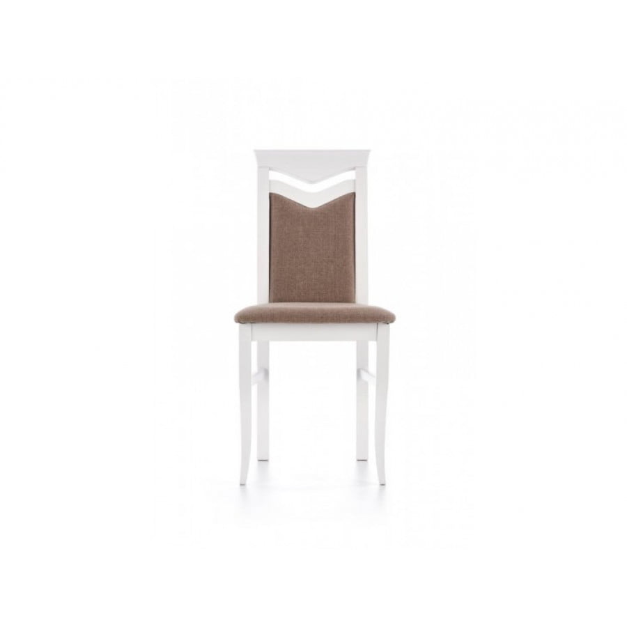 Kuhinjski stol KLASA2 je klasičen lesen stol gladkih linij. Dimenzije: - 44 x G: 43 x V: 96 cm Material: - Masivni bukov les / tkanina Barve: - Bela / siva