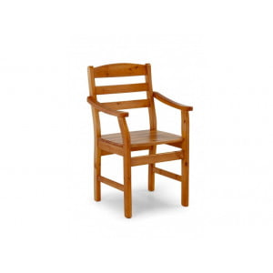 Kuhinjski stol ROZI 2 je narejen iz masivnega smrekovega lesa. Dobavljiv je v več barvah. Dimenzije: - Š: 56 cm - G: 52 cm - V: 91 cm - V do sedišča: 46 cm