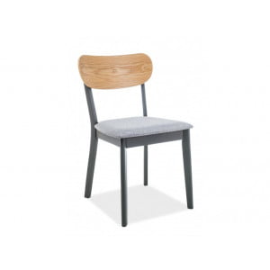 Moderen stol VITO, kateri bo poživel vsako kuhinjo. Zelo trpežen in eleganten stol v skandinavskem stilu. Noge stola so iz lesa v barvi grafit, sedišče pa