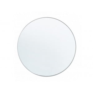 Klasično ogledalo SILE D59.5 s kovinskim srebrnim okvirjem. Dimenzije: