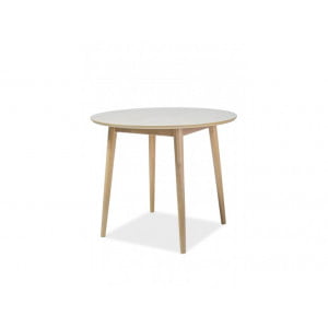 Moderna miza ELSON bo prinesla svežino v vaš prostor. Mizna plošča je narejena iz naravnega furnirja, podnožje mize pa je iz lesa. Barva: