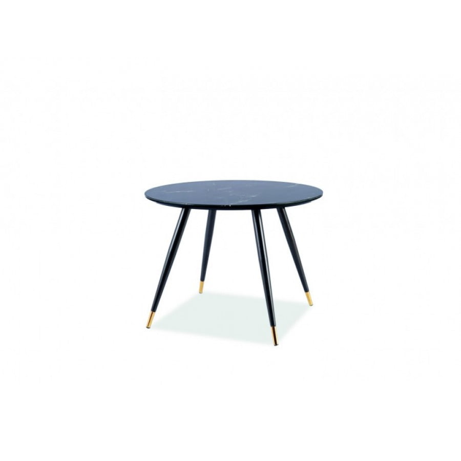 Naj s svojo eleganco tudi vaš prostor popestri miza KALI. Je iz zelo kvalitetnih materialov. Dimenzije: - Fi: 100 x V: 76 cm Material: - MDF / kaljeno steklo
