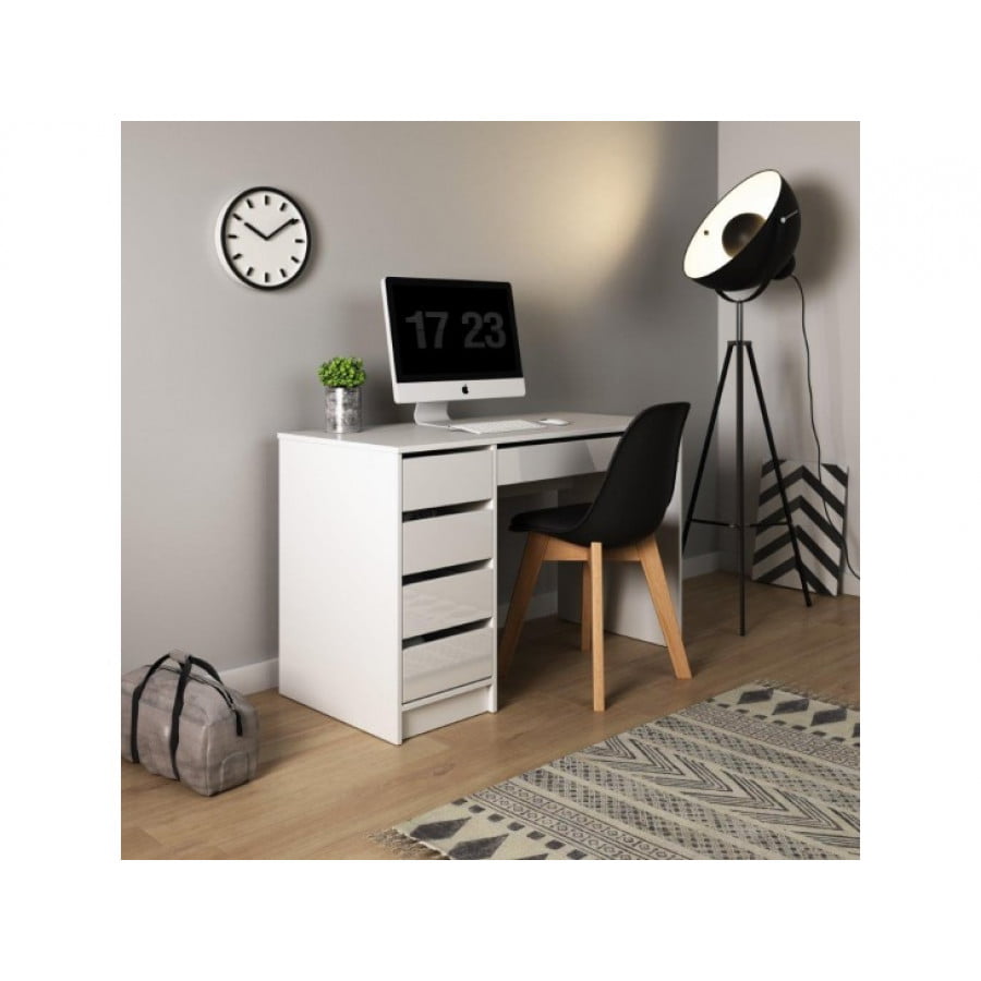 Značilnosti TEREZA pisarniške mize je sodobni dizajn, primeren za vsak prostor. Dobavljiva je v beli barvi. Barva: - Bela Dimenzija: - D: 120 x V: 75 x G:55