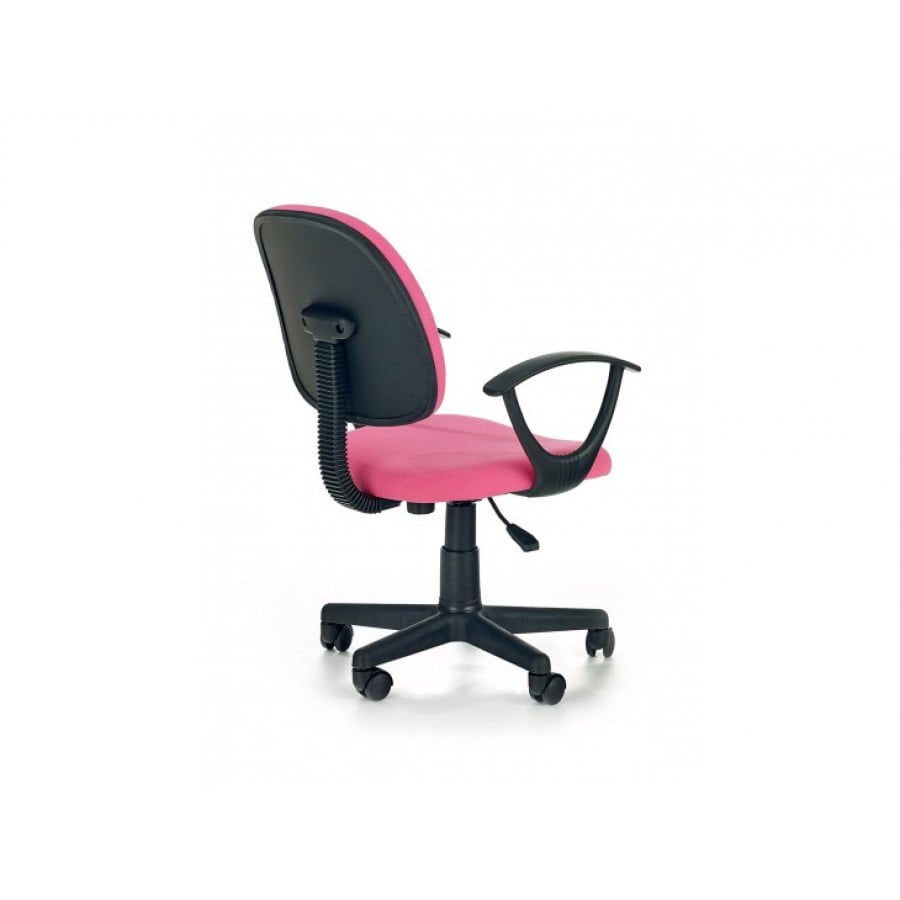 Pisarniški stol DAR roza je nastavljiv po višini in vrtljiv, primeren je za otroške in mladinske sobe. Barve: - Roza Dimenzija: - G:53 x V:84/96 x Š:56 cm