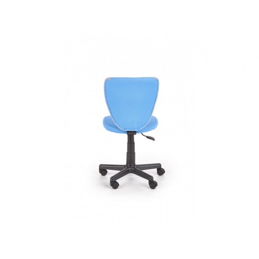 Pisarniški stol TOBI je vrtljiv in nastavljiv po višini. Barve: -siva/modra Dimenzija: - V:78/89 x G:51 x Š:43 cm Nosilnost: 80 kg