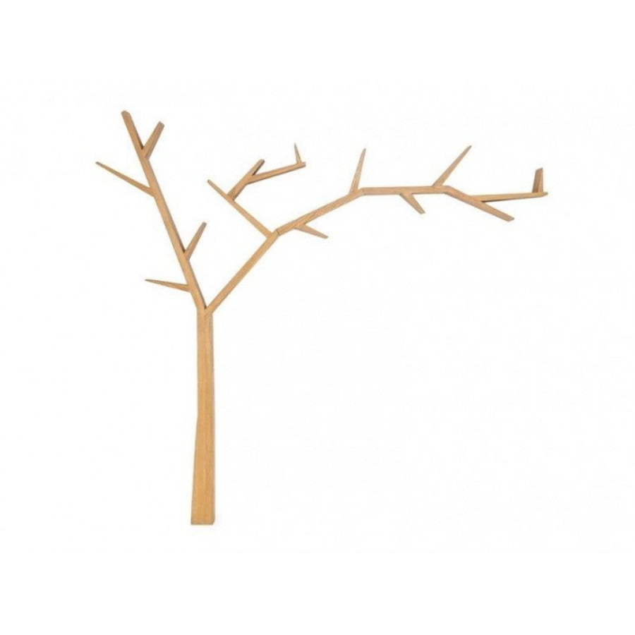 Rustikalni poličnik POP v obliki drevesa, bo poživel vsako dnevno sobo ali jedilnico. Poličnik je narejena iz masivnega lesa. Dobavljiv je v barvi kot na