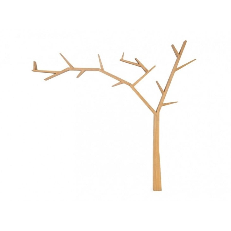 Rustikalni poličnik POP v obliki drevesa, bo poživel vsako dnevno sobo ali jedilnico. Poličnik je narejena iz masivnega lesa. Dobavljiv je v barvi kot na