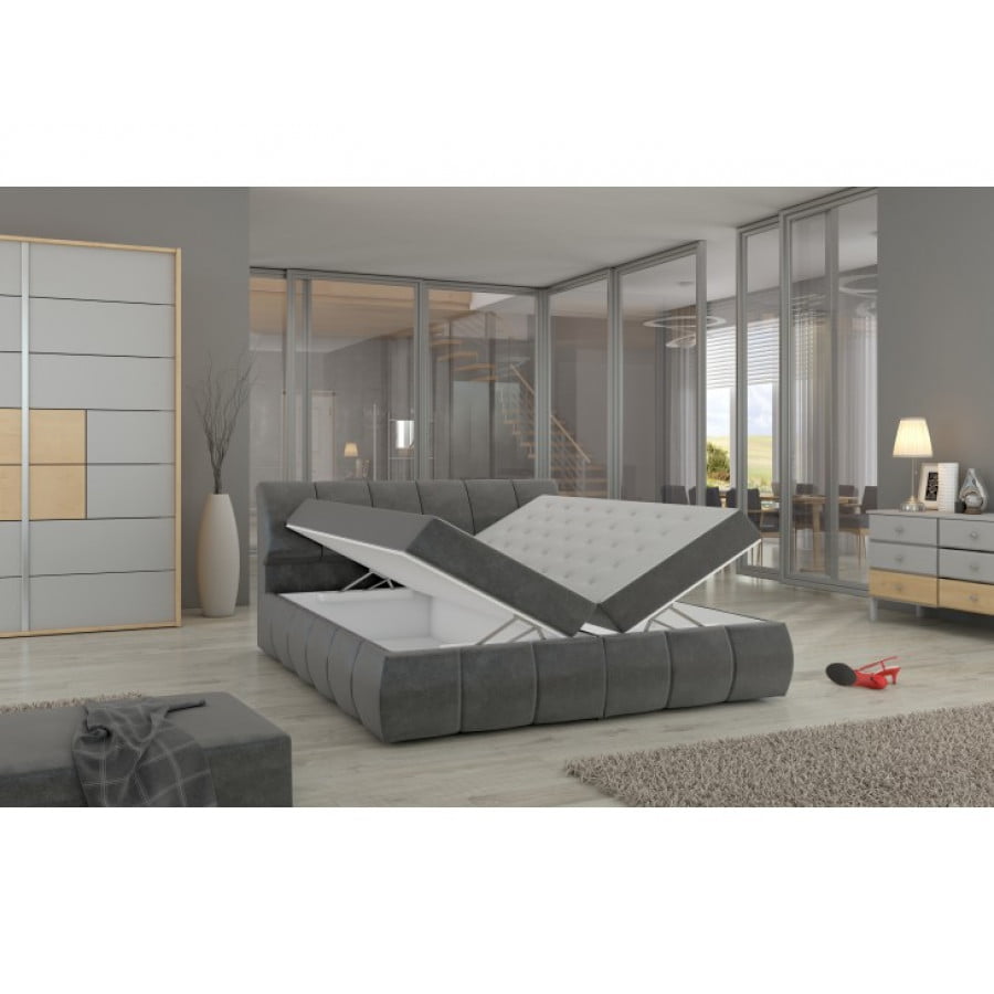 Udobna in kvalitetna dvižna postelja ENZO 180X200 cm vam bo zagotovila miren spanec. Postelja ima dva ločena predala za shranjevanje vaših stvari.