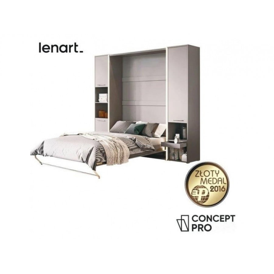 Postelje v omari -Stenska vertikalna postelja METULJ PRO vam omogoča, da katero koli sobo spremenite v popolno uporabno in estetsko privlačno spalnico.Je super rešitev za