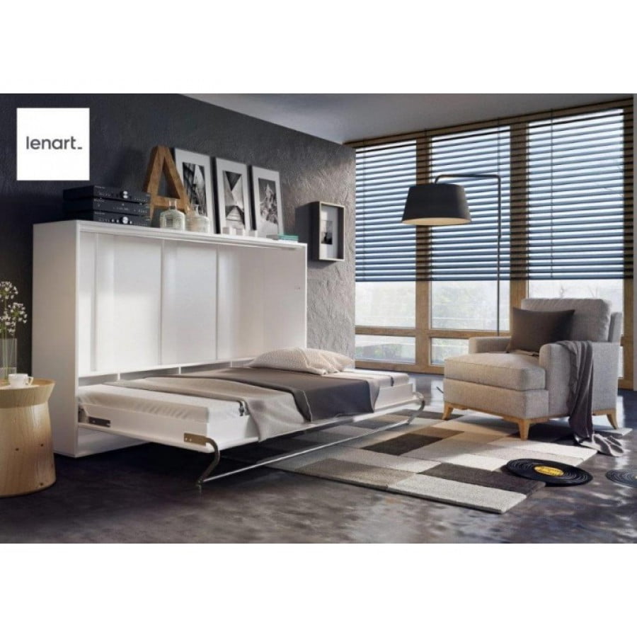 Stenska vertikalna postelja ZVONČEK PRO vam omogoča, da katero koli sobo spremenite v popolno uporabno in estetsko privlačno spalnico.Je super rešitev za