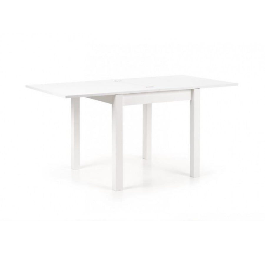 Moderna miza GRAC bela je narejena iz kakovostnih materialov. Miza je raztegljiva. Barve mize: - Bela Material: - ABS robovi - MDF - Laminirana plošča