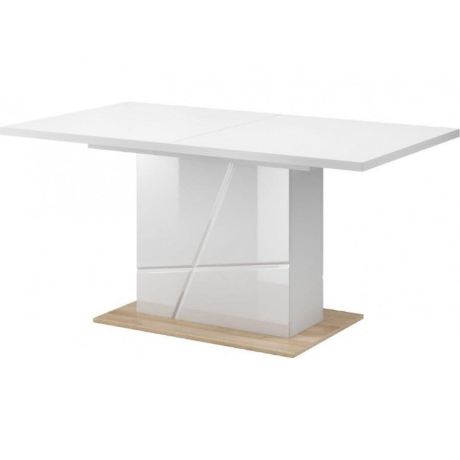 Raztegljiva miza FURY je primerna za vsako jedilnico. Je izredno močna in privlačna za oči. Material: - Iveral Dimenzije: - 160 - 200 x 77 x 90 cm Barva: -