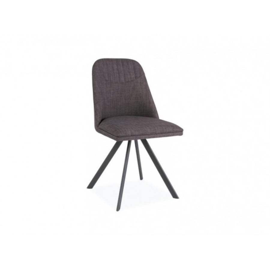 Moderen stol NELI je zelo kvalitetno narejen. Stol je vrtljiv (360 stopinj), z kovinskim okvirjem ter blagom. Barve stola: - siva