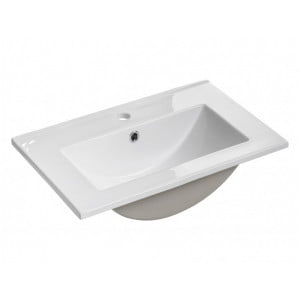 Vgradni kopalniški umivalnik FONTANA 50D je narejen iz bele keramike in se lepo poda v vsakršno kopalnico. Dimenzije: